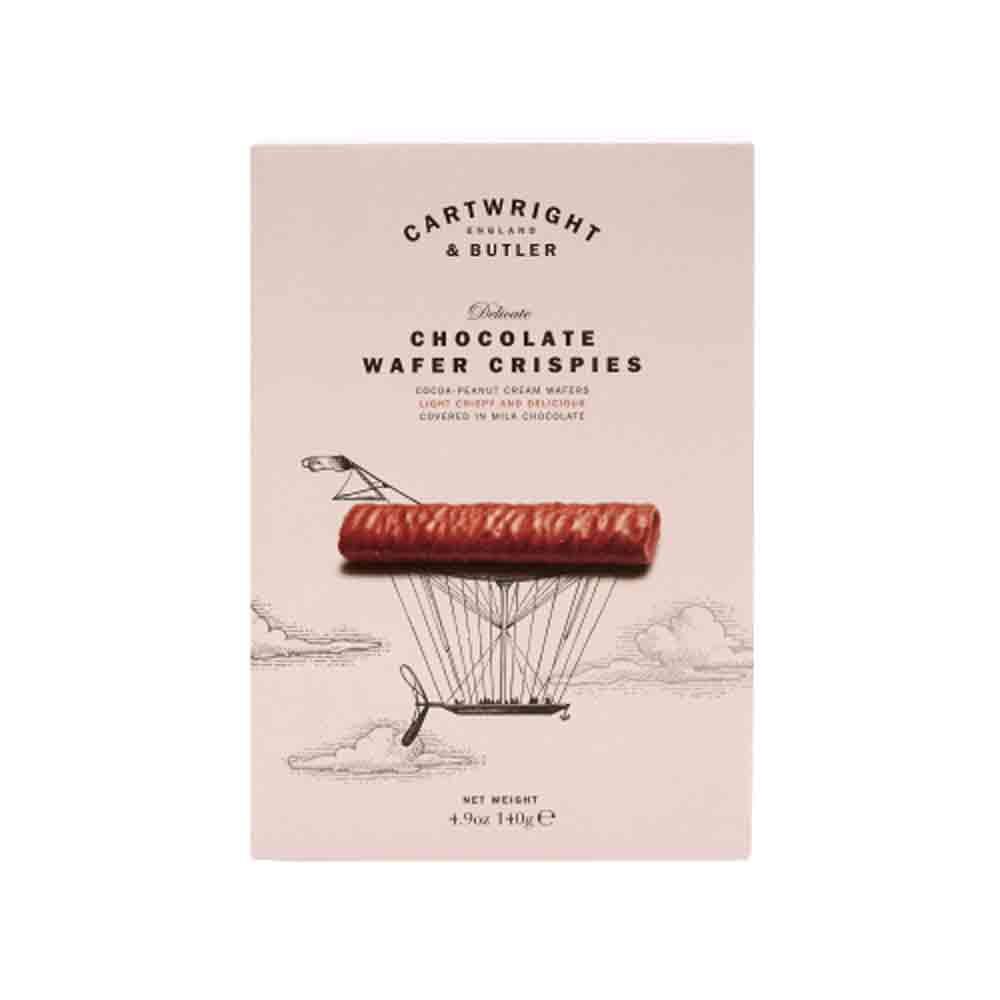 Cartwright & Butler Chocolate Wafer Crispies in Carton 140g