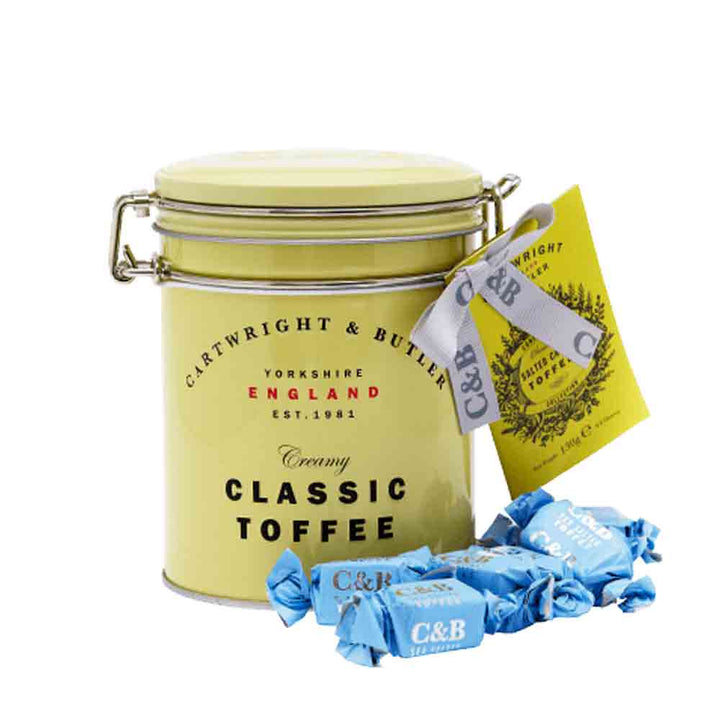 Cartwright & Butler Sea Salted Toffees in Tin 130g