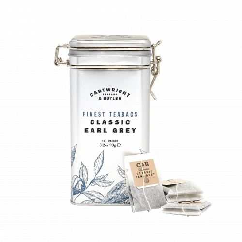 Cartwright & Butler Classic Earl Grey Tea Bags in Caddy 90g