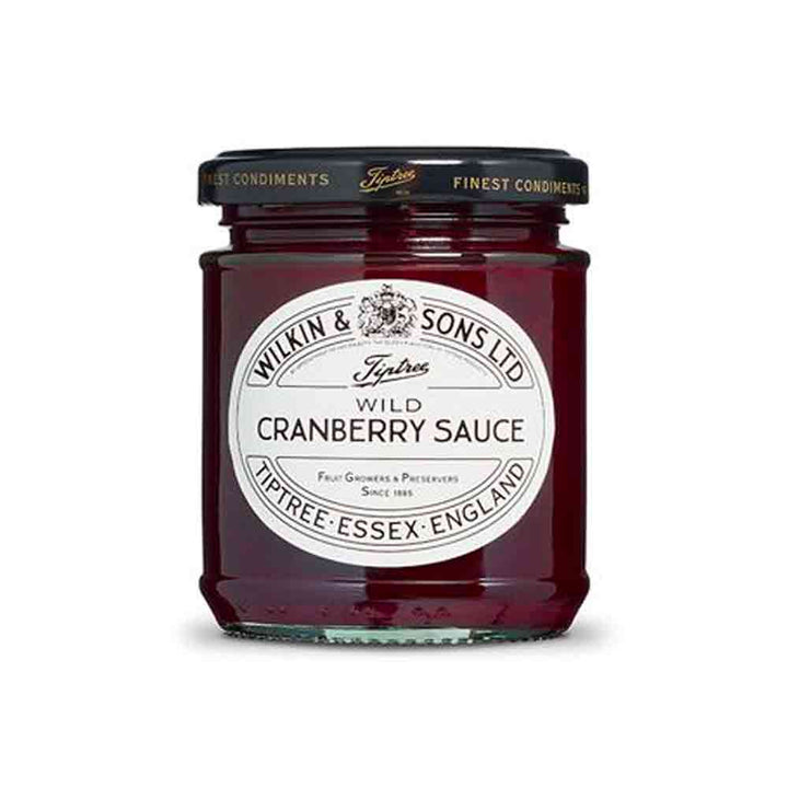 210-gram jar of Tiptree Wild Cranberry Sauce. Perfect for turkey