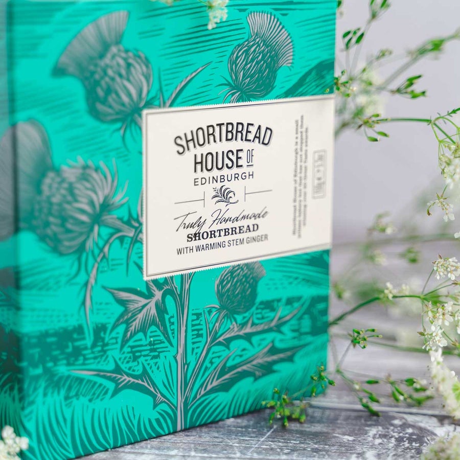 Shortbread House of Edinburgh Truly Handmade Shortbread with Warming Stem Ginger 150g