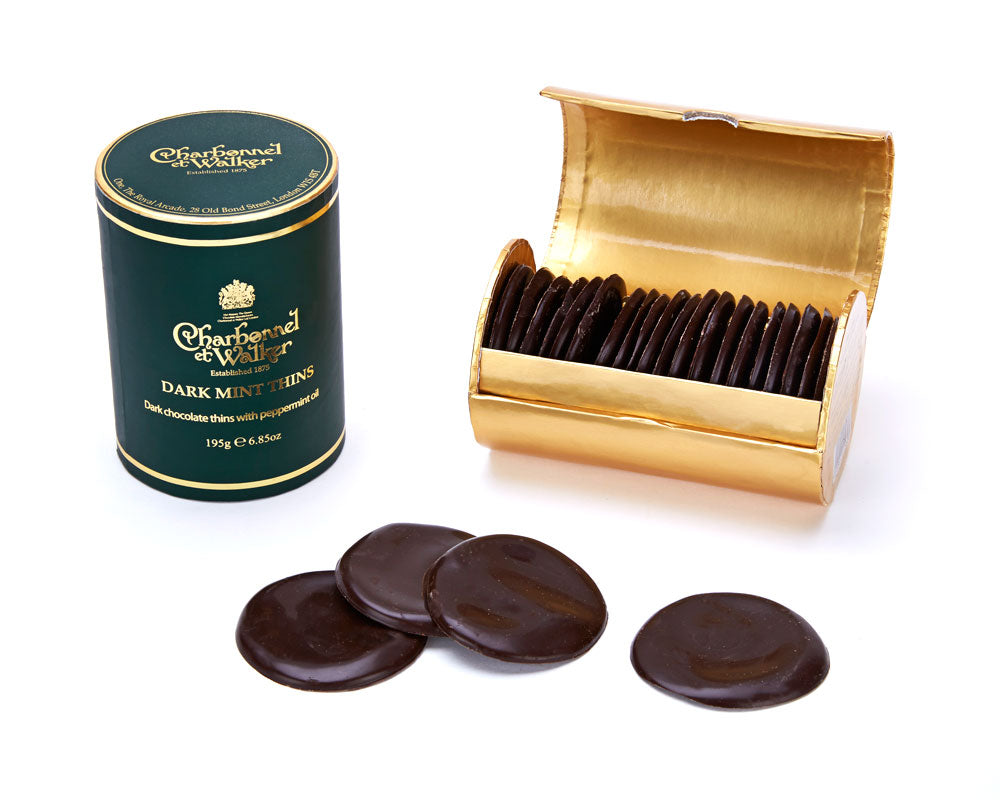 Charbonnel Et Walker Dark Chocolate Mint Thins 200g [ 8 August 2023]