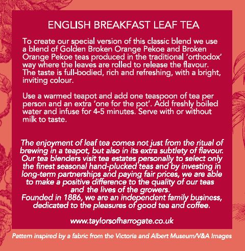 Taylors of Harrogate English Breakfast Leaf Tea 125g