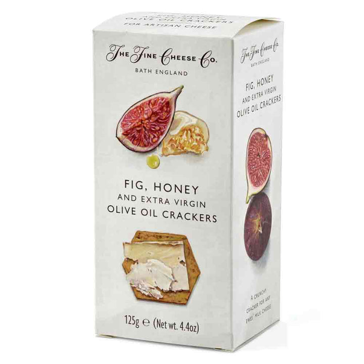 The Fine Cheese Co Fig, Honey and Extra Virgin Olive Oil Crackers 125g