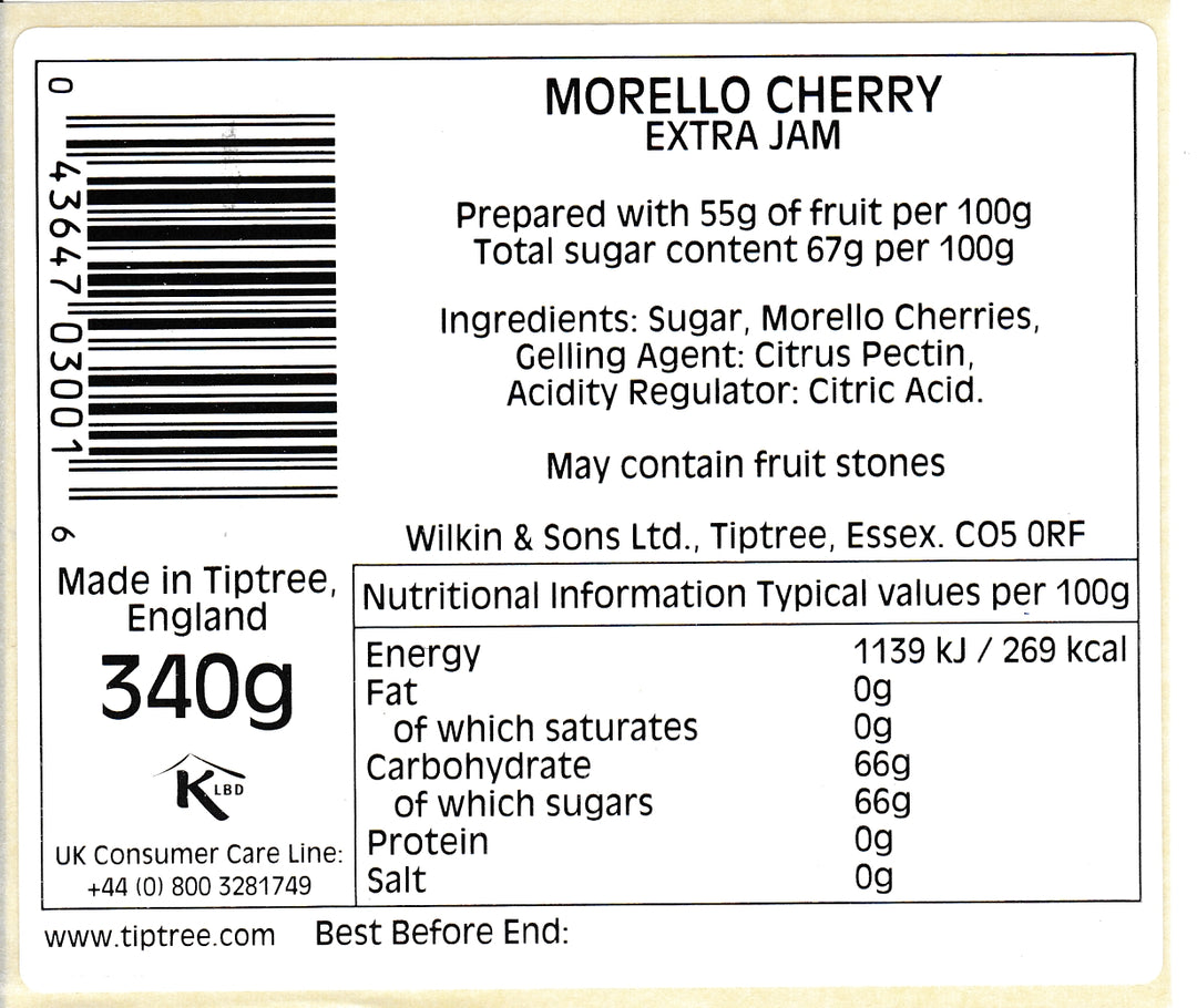Tiptree Morello Cherry Preserve 340g