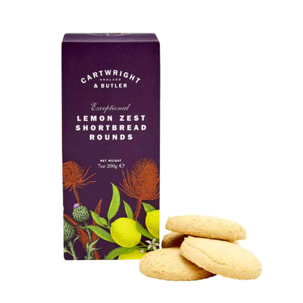 Cartwright & Butler Lemon Zest Shortbread Rounds 200g