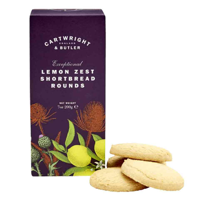 Cartwright & Butler Lemon Zest Shortbread Rounds 200g