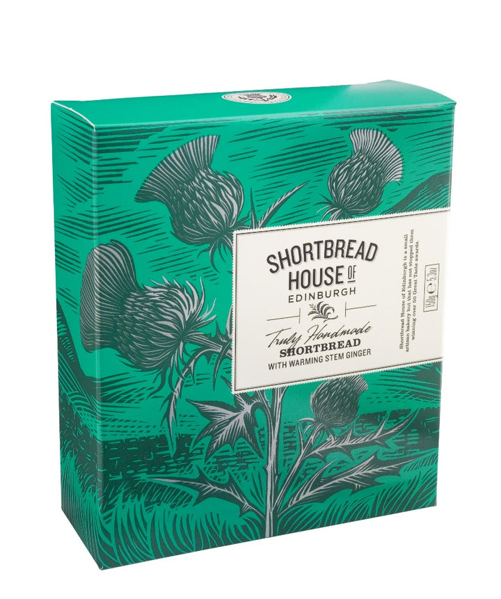 Shortbread House of Edinburgh Truly Handmade Shortbread with Warming Stem Ginger 150g