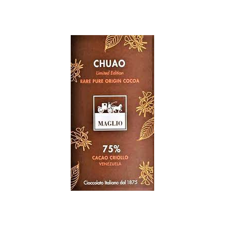 Maglio CHUAO Criollo 75% Dark Chocolate Bar 80g