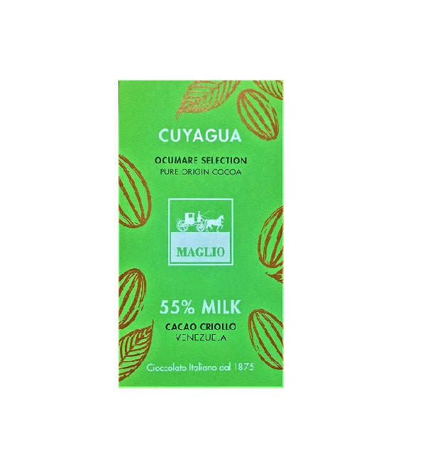 Maglio CUYAGUA Milk Cacao Criollo 55% Cacao Chocolate Bar 80g