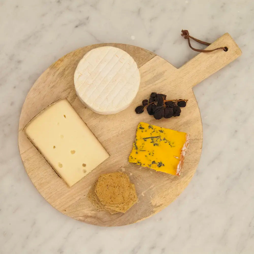 The Fine Cheese Co  Medium Mango Wood Cheese Board