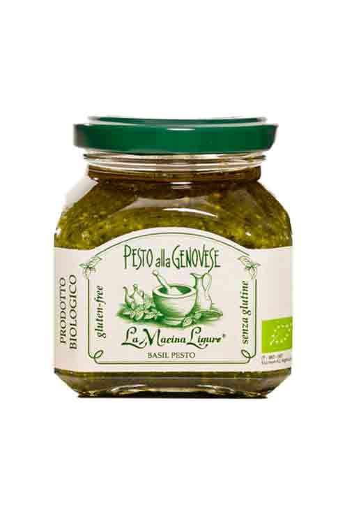 La Macina Ligure Organic Genovese Basil Pesto Sauce 180g