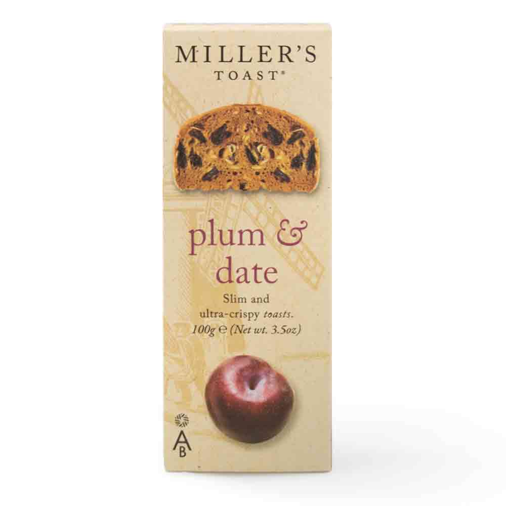 Artisan Biscuits Miller's Toast Plum & Date 100g