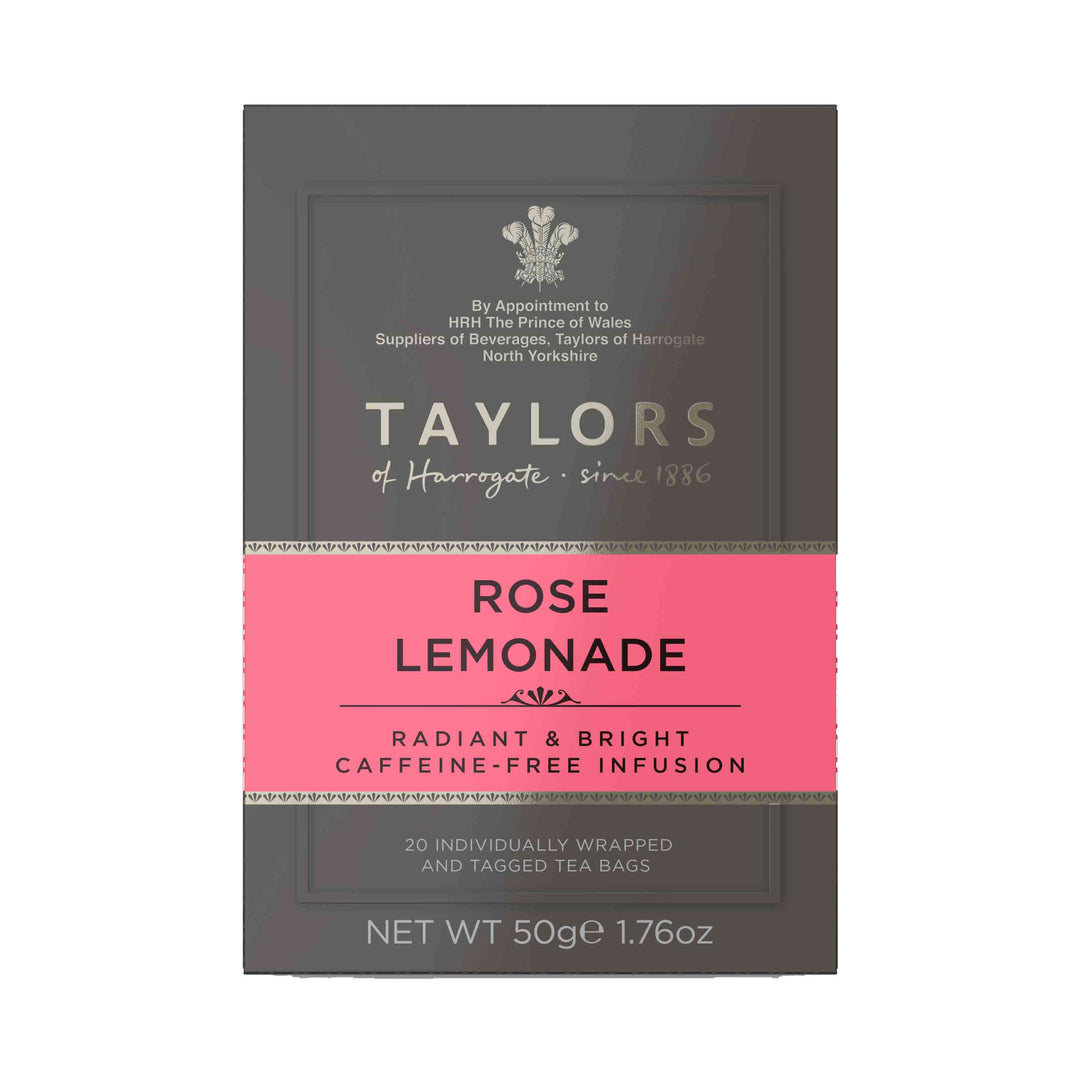 Taylors of Harrogate Rose Lemonade Infusion Tea Bag 20 sachets