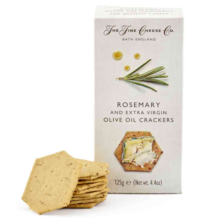 The Fine Cheese Co Rosemary and Extra Virgin Olive Oil Crackers 125g