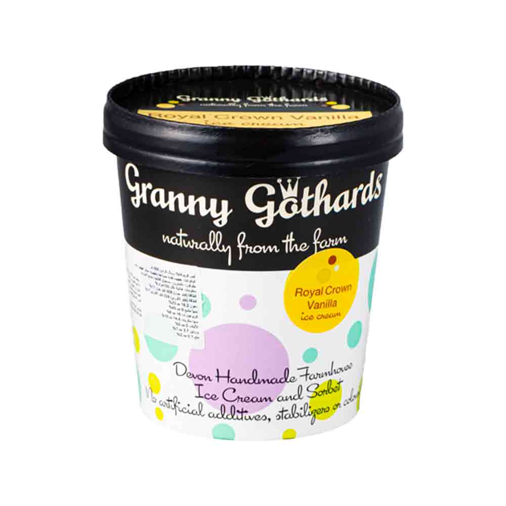 Granny Gothards Royal Vanilla Ice Cream 500ml