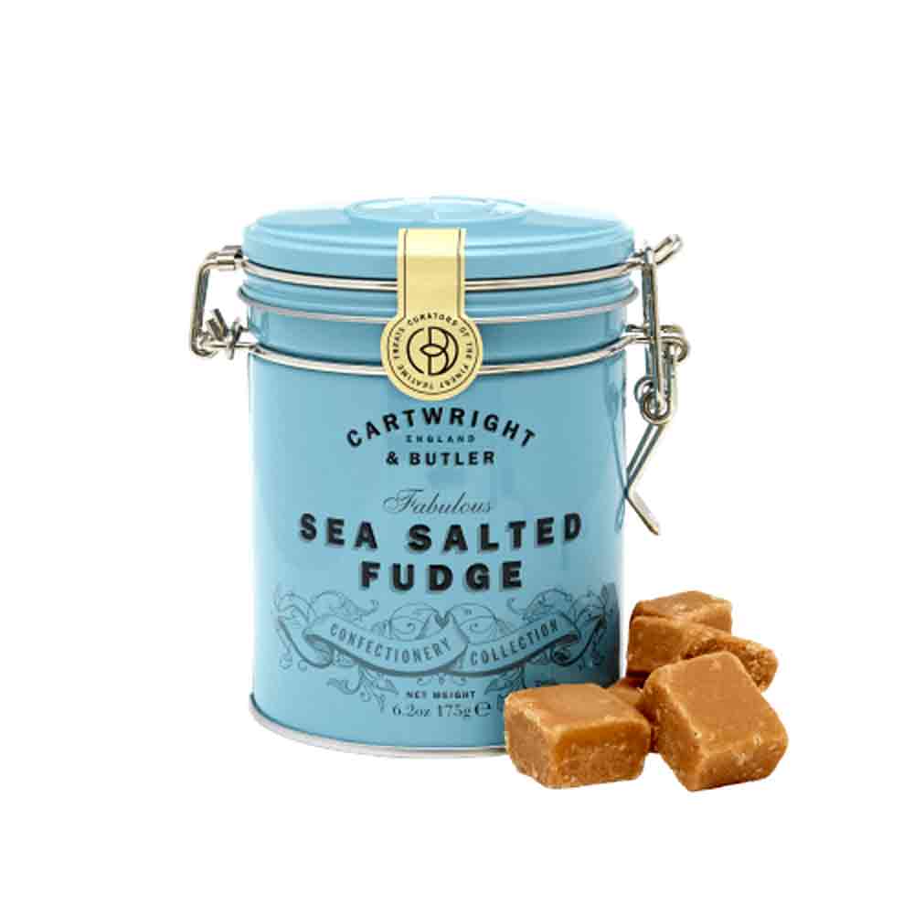 Cartwright & Butler Salted Caramel Fudge Tin 175g