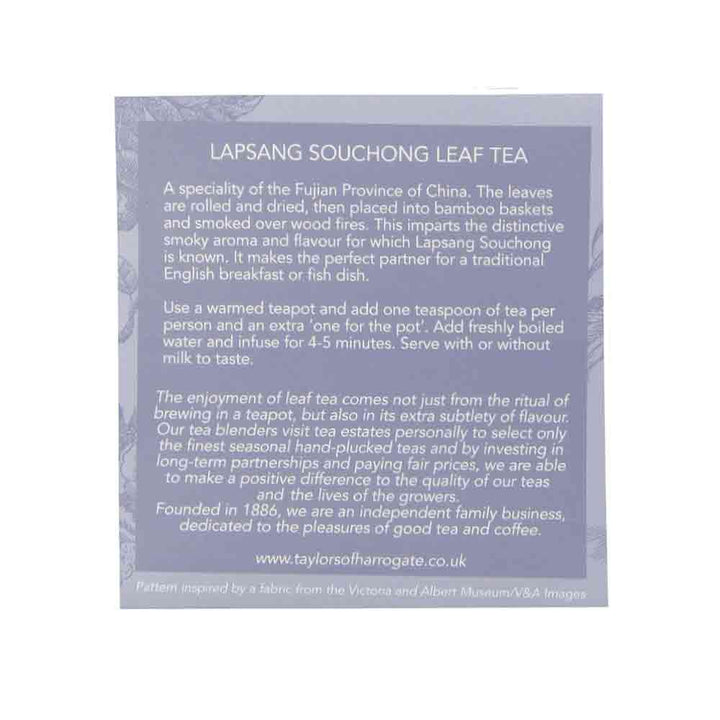 Taylors Of Harrogate Lapsang Souchong Leaf Tea 125g