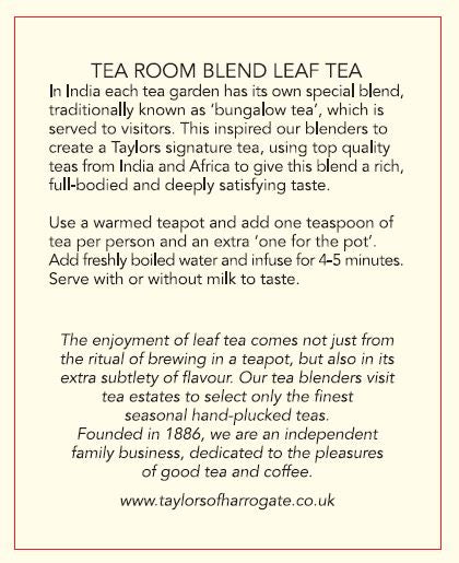 Taylors Of Harrogate Tea Room Blend Tea Leaf in Caddy 125g