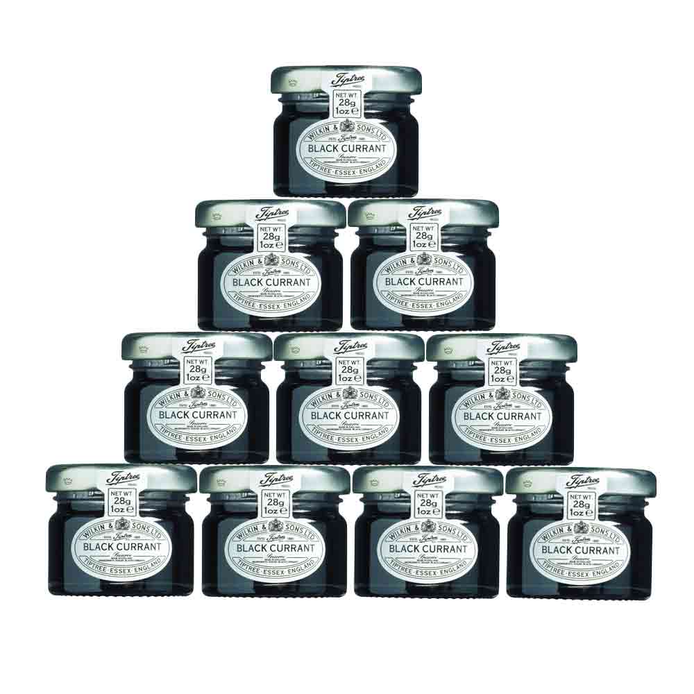 Tiptree Mini Jam 42g x 8  bottles. Assortment of 4 Flavours