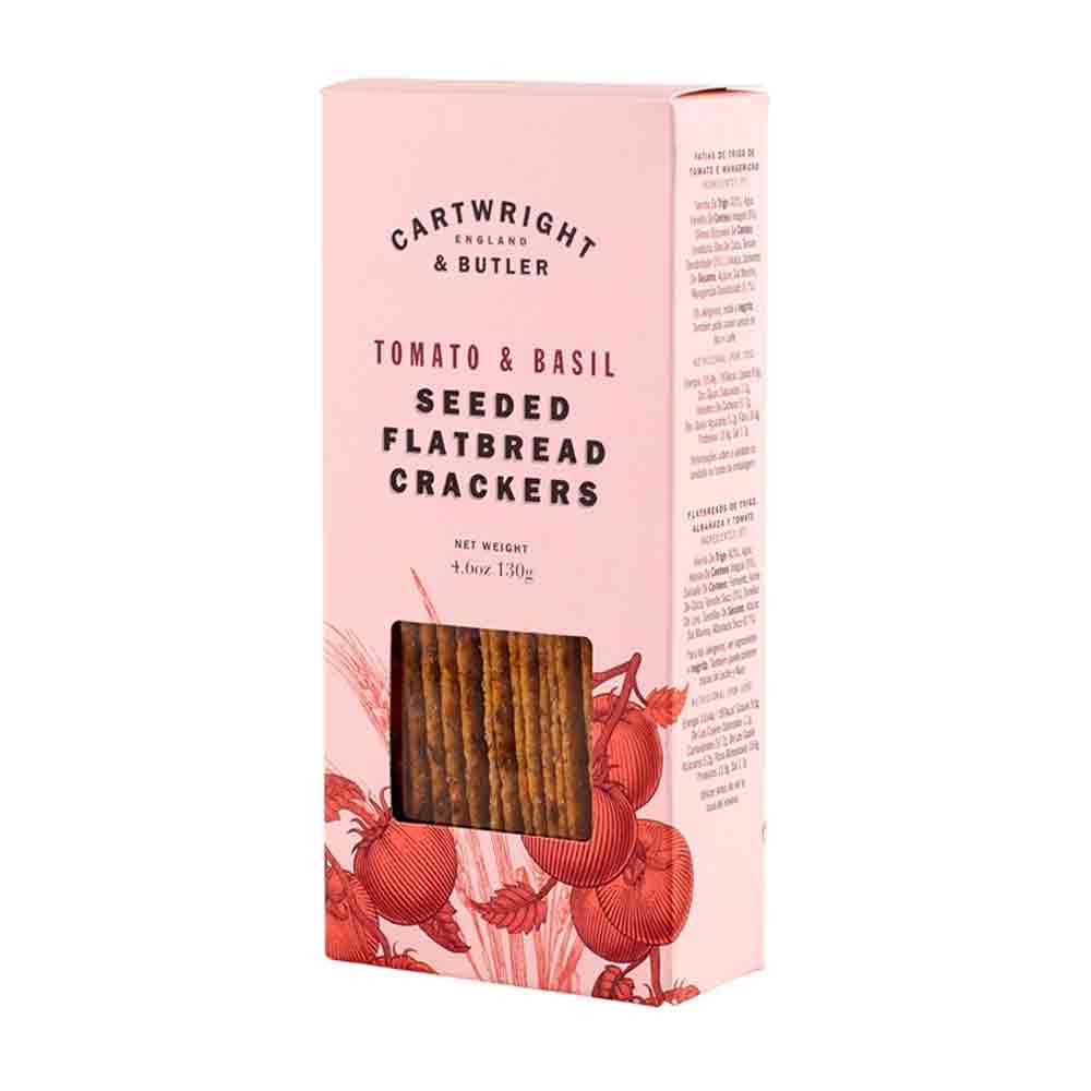 Cartwright & Butler Tomato and Basil Wheat Flatbread 130g[4608]