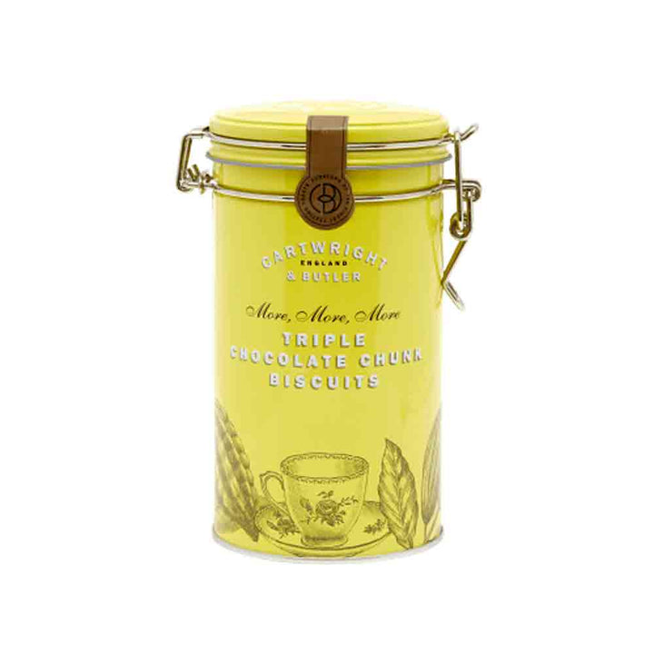 Cartwright & Butler Triple Chocolate Chunk Biscuits in Tin 200g[4464] - Nov 2025