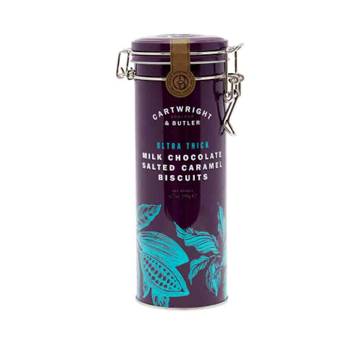 Cartwright & Butler Ultra Thick Milk Chocolate Salted Caramel Biscuits 190g (BB 22 July 2025)