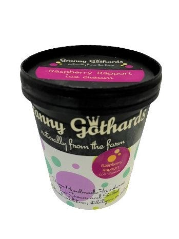 Granny Gothards Raspberry Rapport Ice Cream 500ml