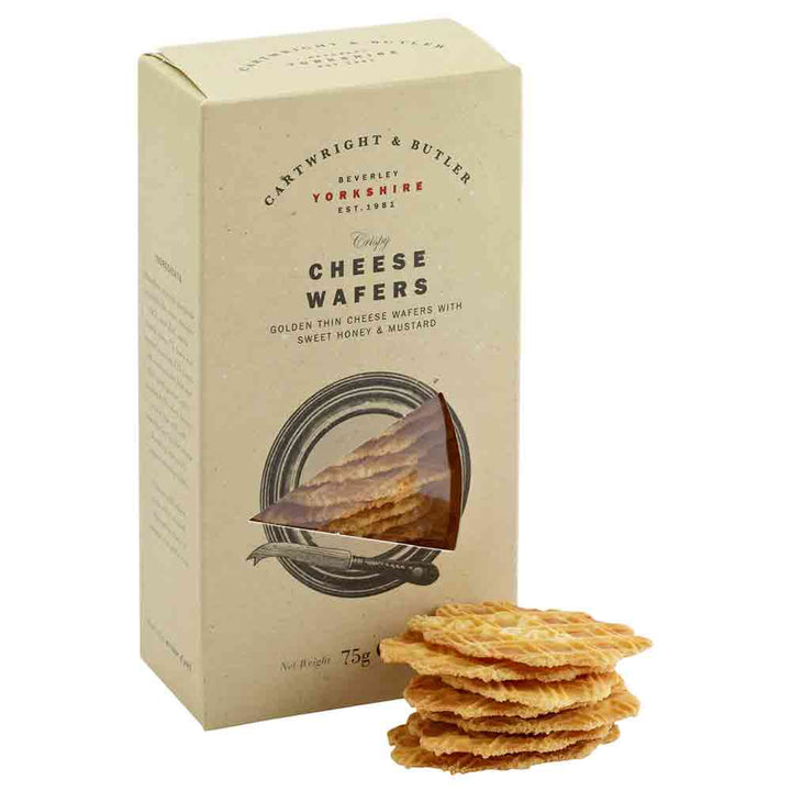 Cartwright & Butler Cheese Wafers with Honey Mustard 75g