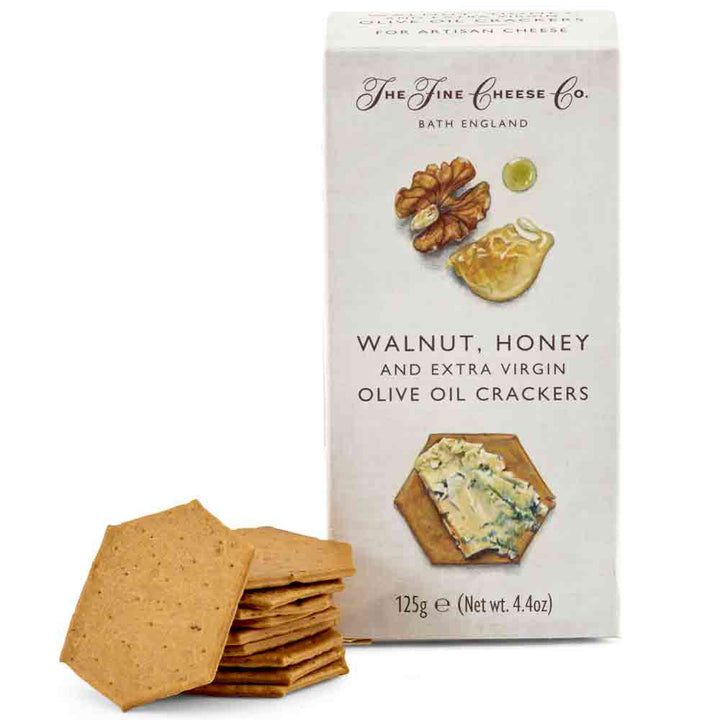 The Fine Cheese Walnut, Honey & Extra Virgin Olive Oil Crackers 125g