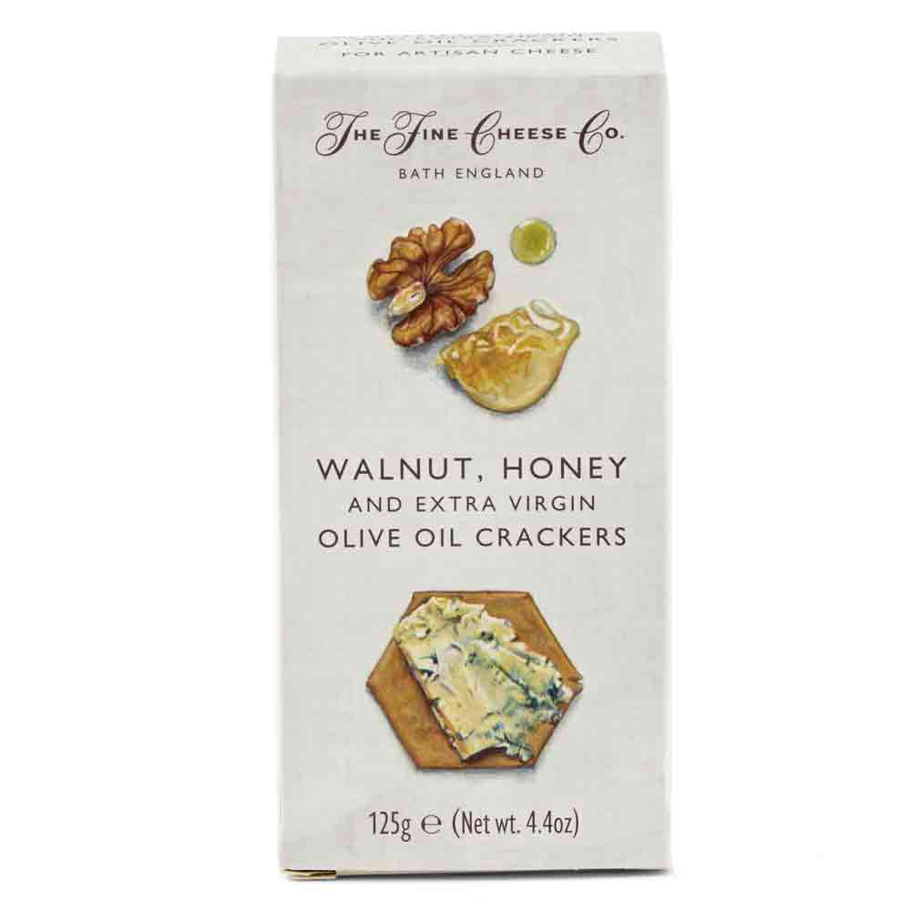 The Fine Cheese Walnut, Honey & Extra Virgin Olive Oil Crackers 125g