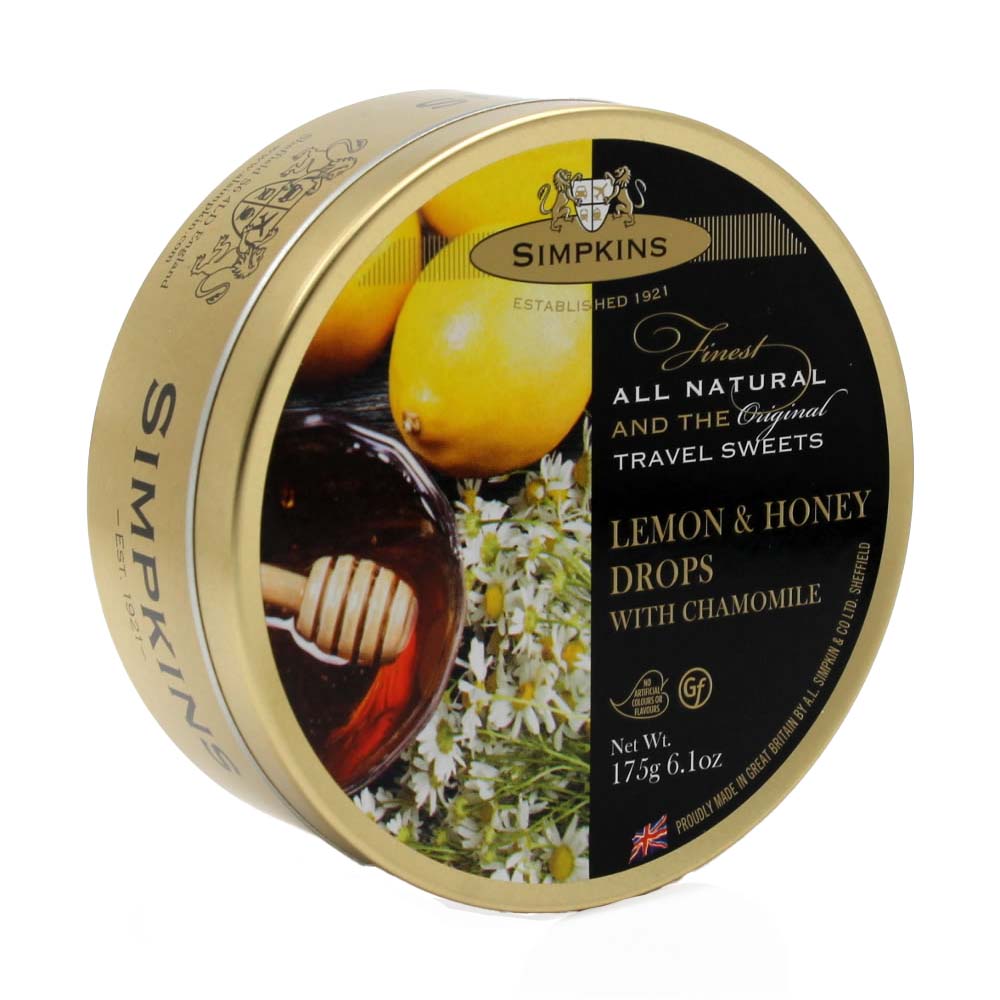 Simpkins Lemon Honey and Chamomile Travel Sweets 200g