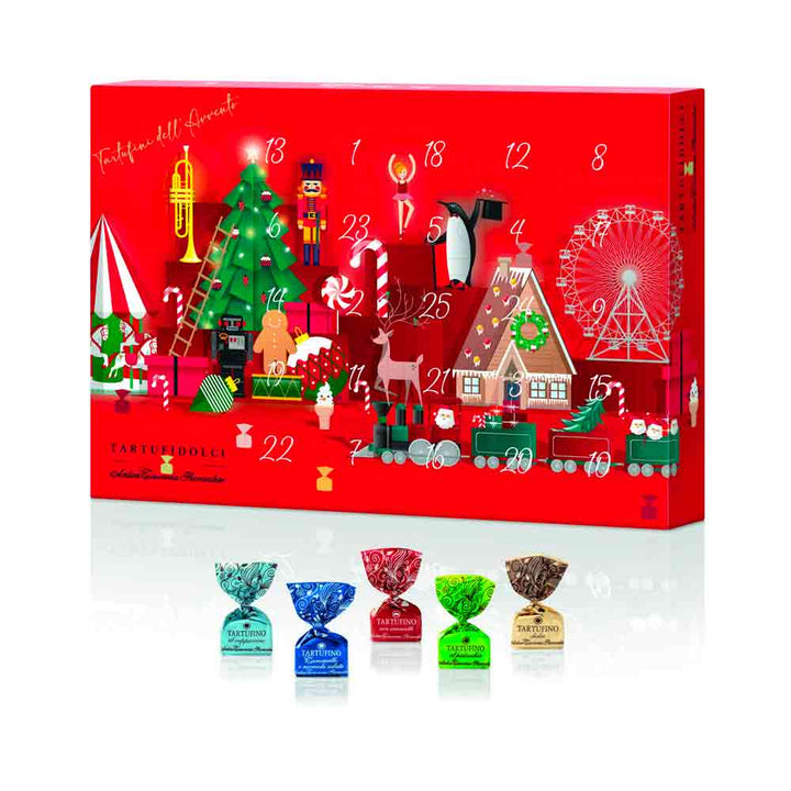 Antica Torroneria Piemontese "The Christmas Village" Advent Calendar Gift Box 175g