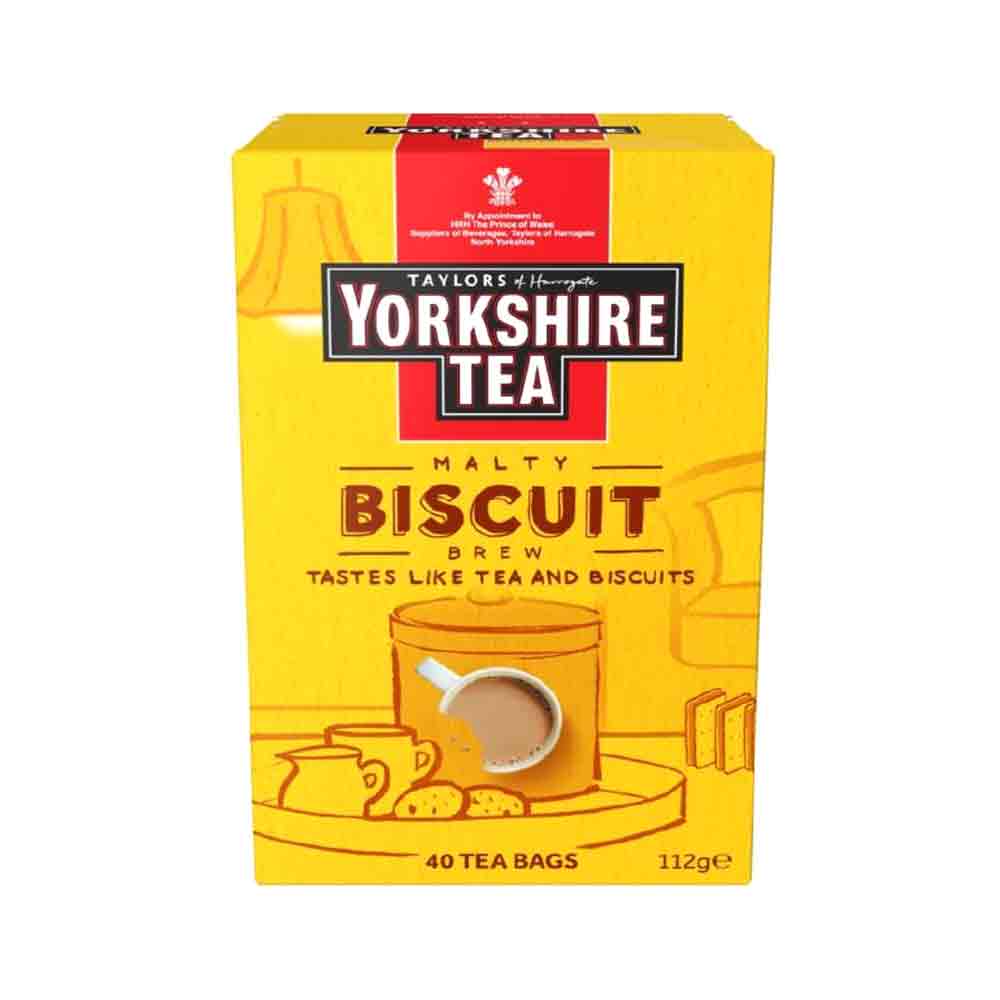 malty yorkshire tea biscuit brew 112g