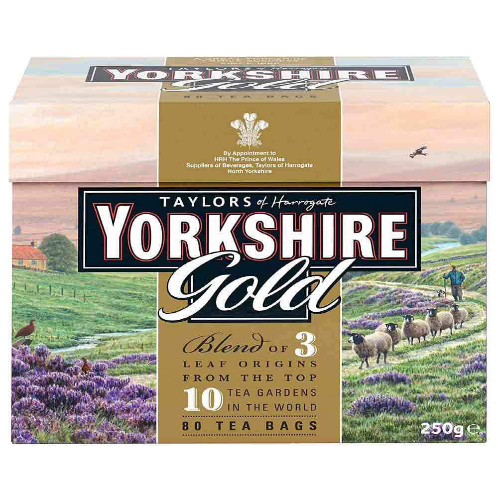 80 Teabags in a box. Yorkshire Gold