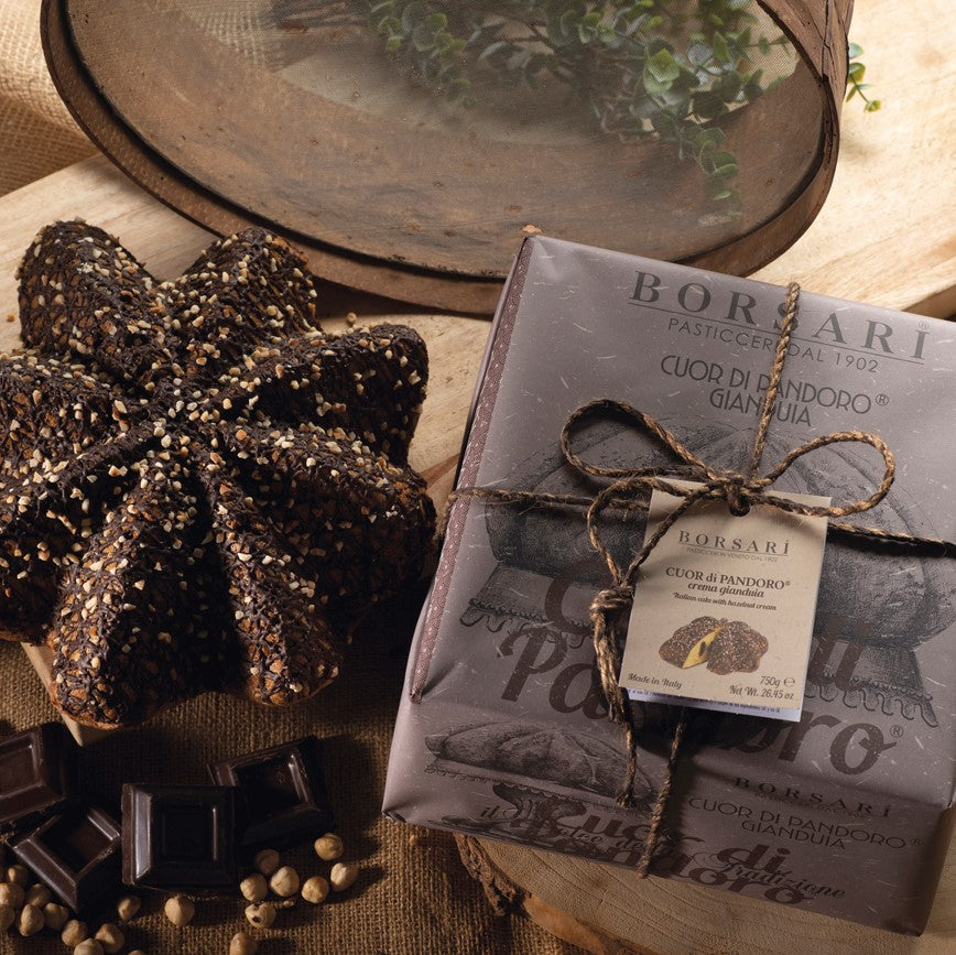 Borsari Pandoro Star-Shaped Chocolate & Hazelnut Box 750g [Pre-Order: Arrival MID NOV ]