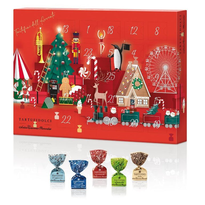 Antica Torroneria Piemontese "The Christmas Village" Advent Calendar Gift Box 175g