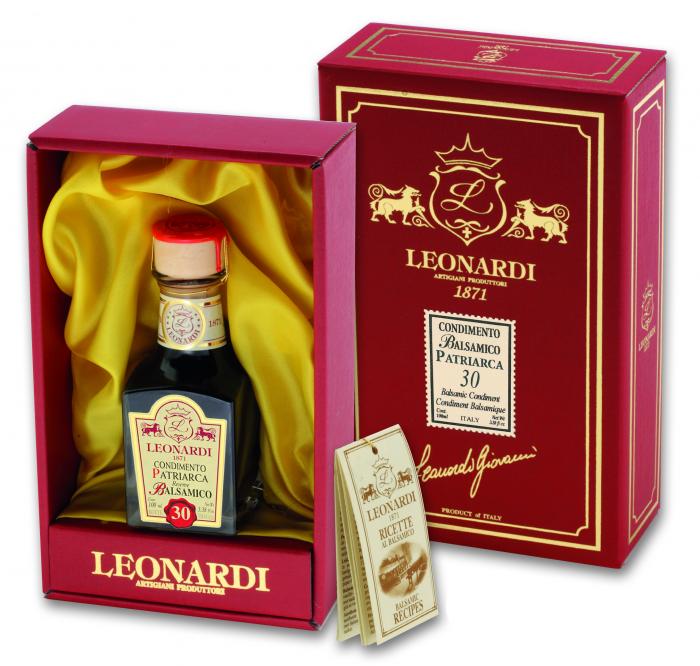 Leonardi Balsamic Condiment - PATRIARCA" GRAN RISERVA "SERIE 30" 100ml