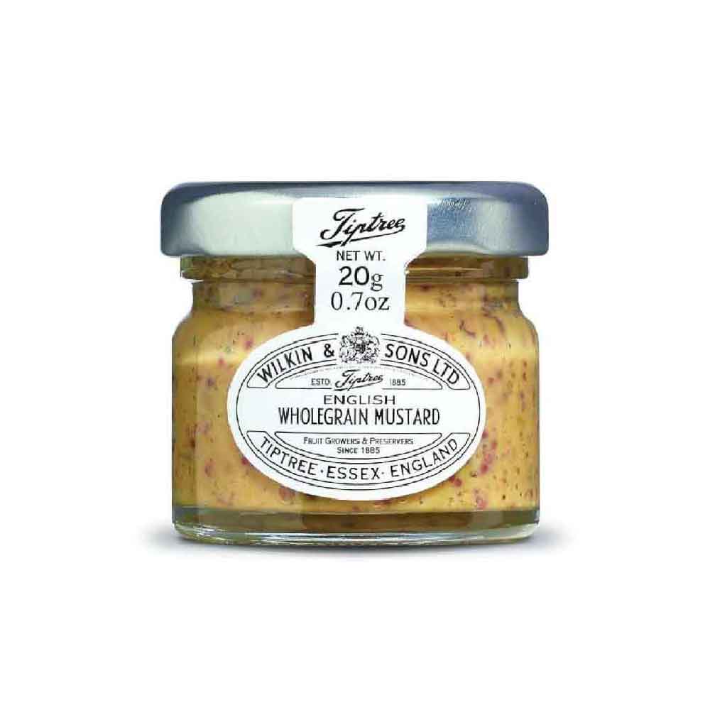 Tiptree Mini English Wholegrain Mustard 28g x 72 bottles