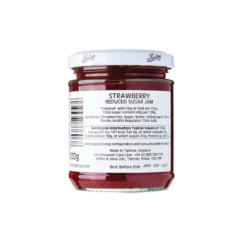 Tiptree Reduced Sugar Strawberry Jam 200g