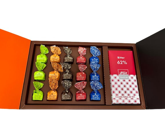 15 Assorted Truffle Chocolates & 100g Maglio Bar in Gift Box