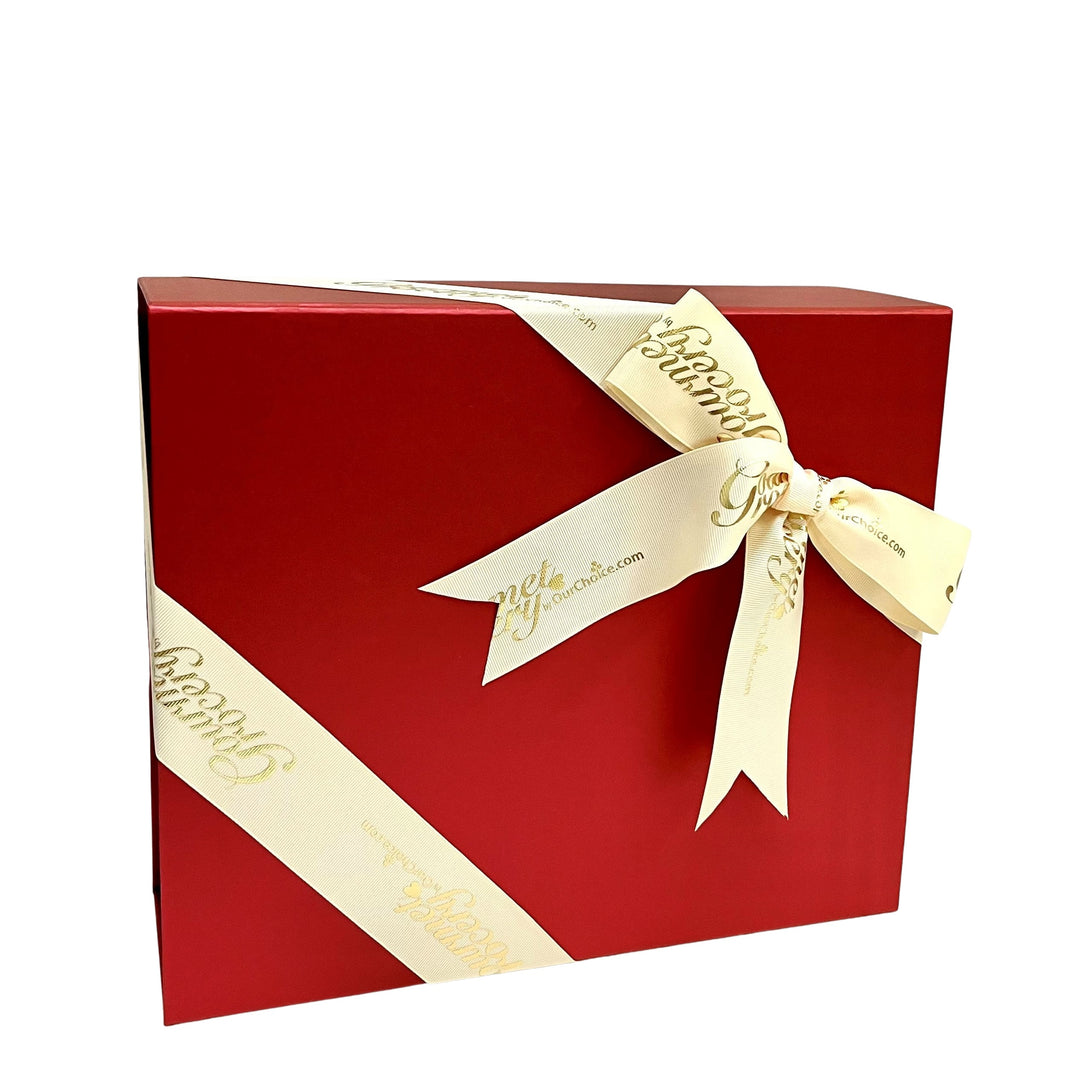 Red Hardcover Gift Box- For Customized Hamper