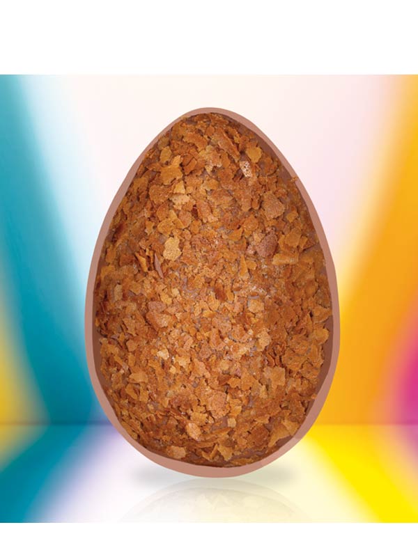 Maglio Easter Egg Milk with biscuit flakes in a box 200g